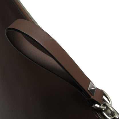 Valentino Garavani Brown Leather Vltn
