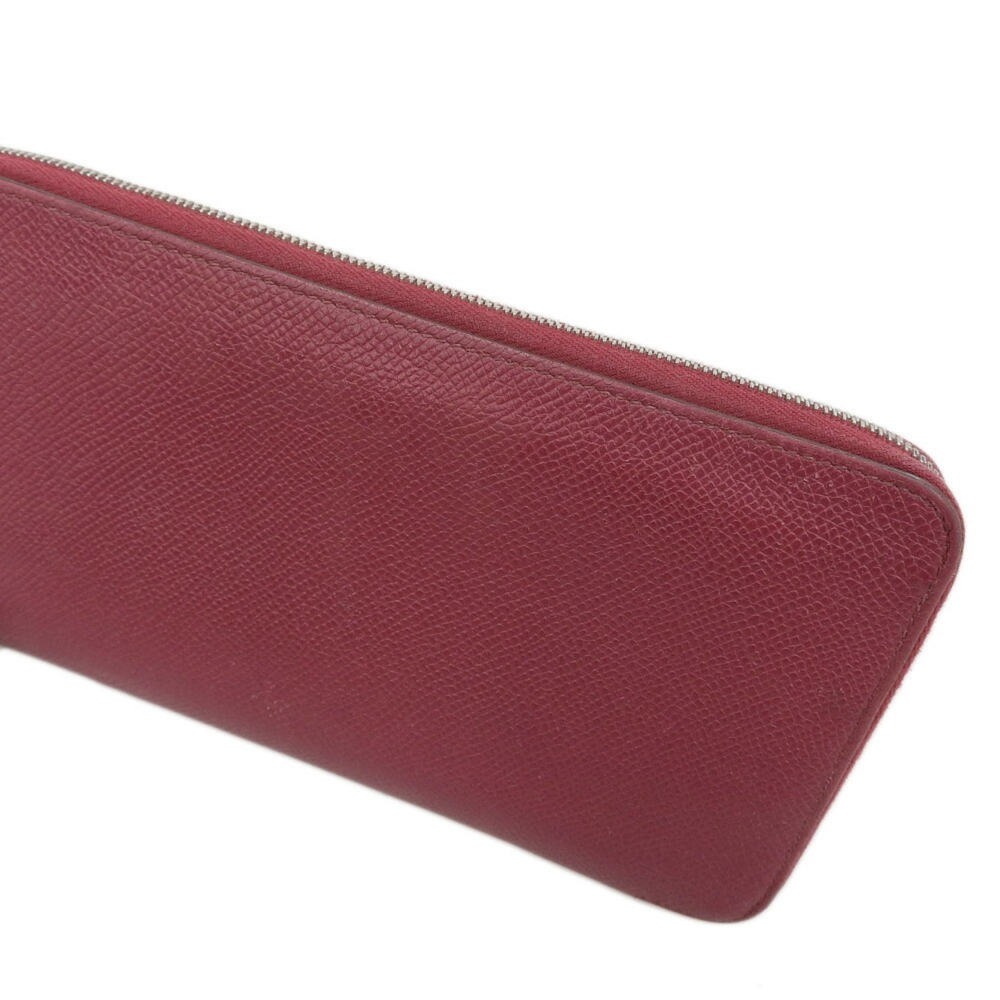 Hermès Red Leather Silk'in