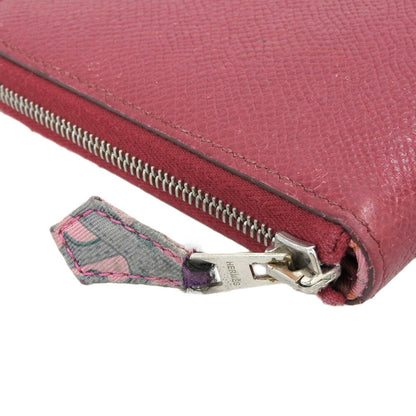 Hermès Red Leather Silk'in