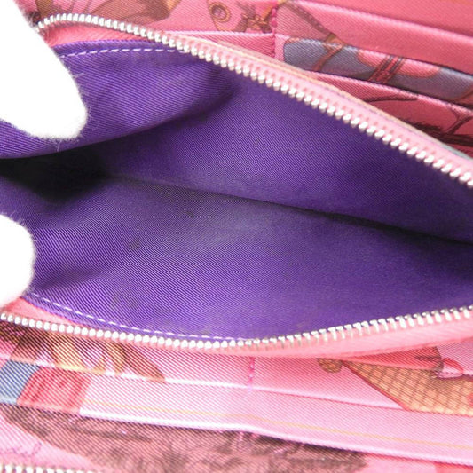 Hermès Red Leather Silk'in