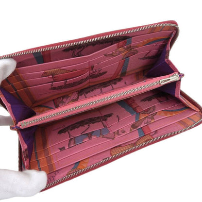 Hermès Red Leather Silk'in