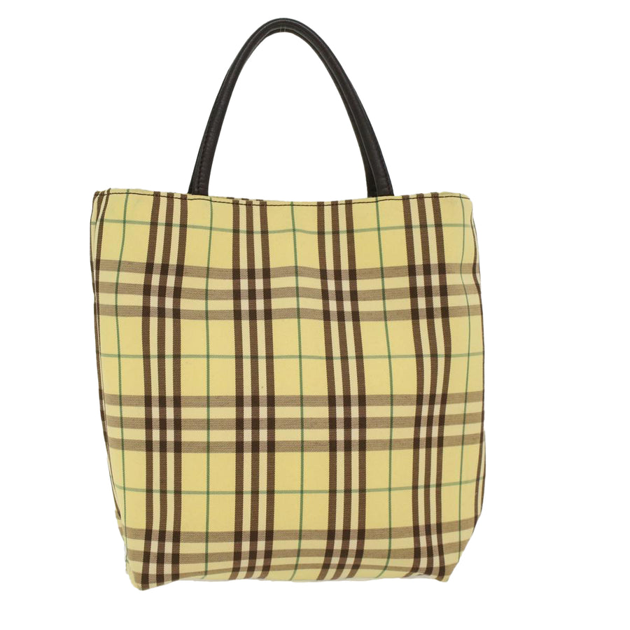 Burberry Vibrant Yellow Burberry Nylon Handbag