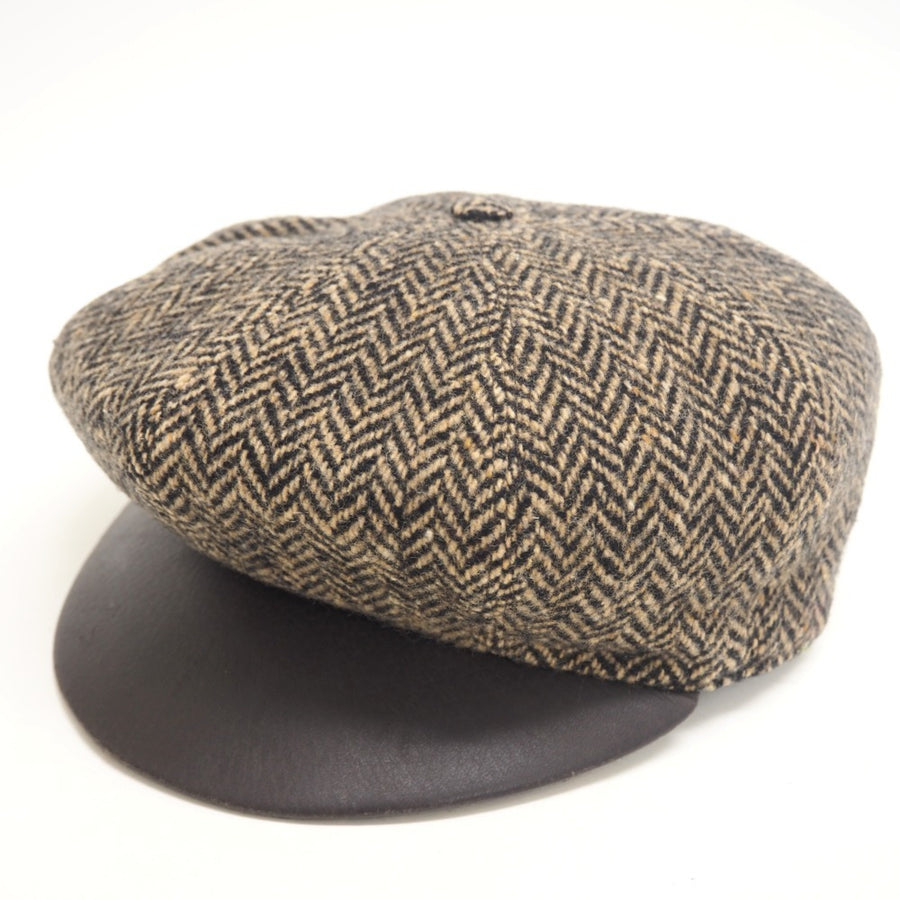 Hermes Luxurious Brown Wool Cashmere Casket Hat
