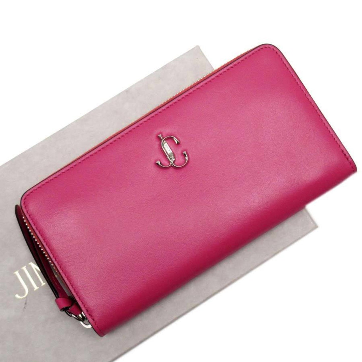 Jimmy Choo Pink Leather Wallet