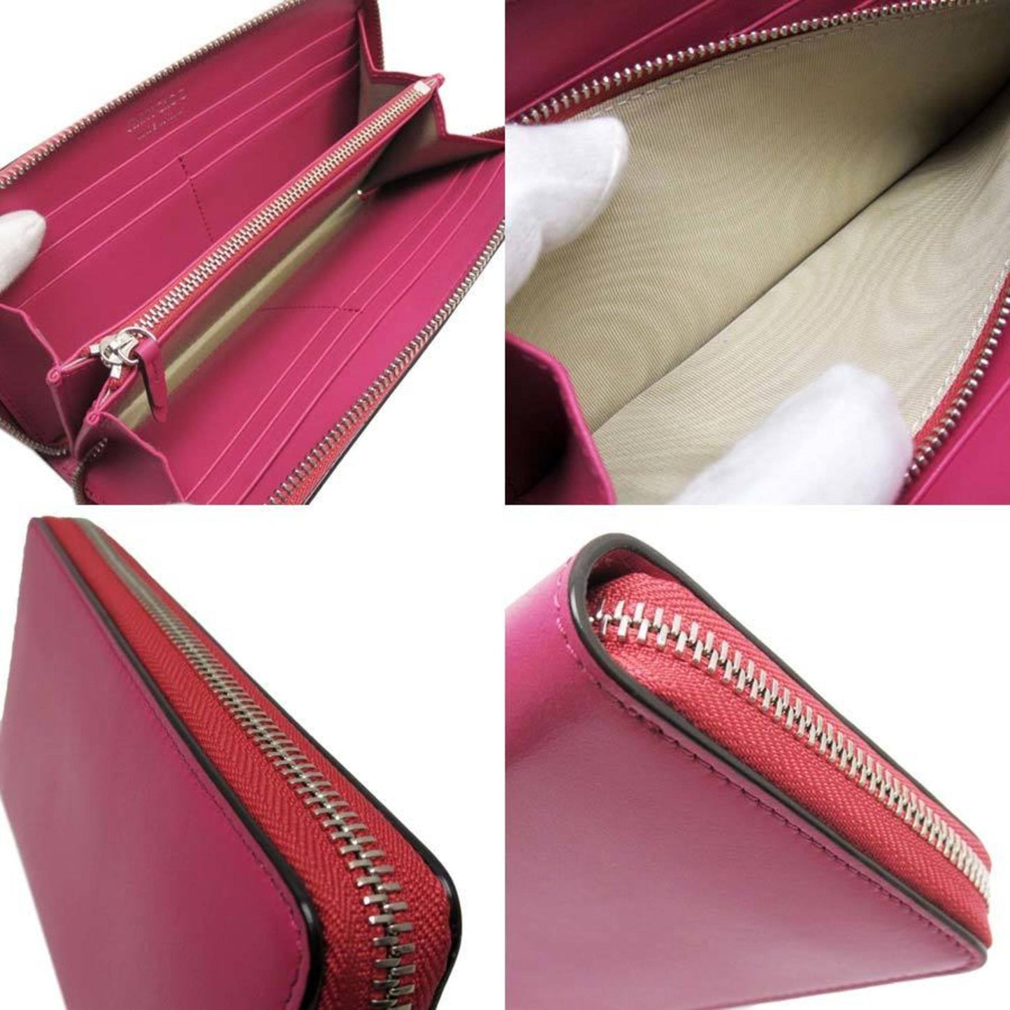 Jimmy Choo Pink Leather Wallet