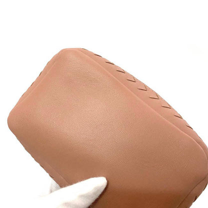 Bottega Veneta Pink Leather Intrecciato