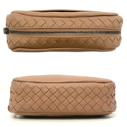 Bottega Veneta Pink Leather Intrecciato