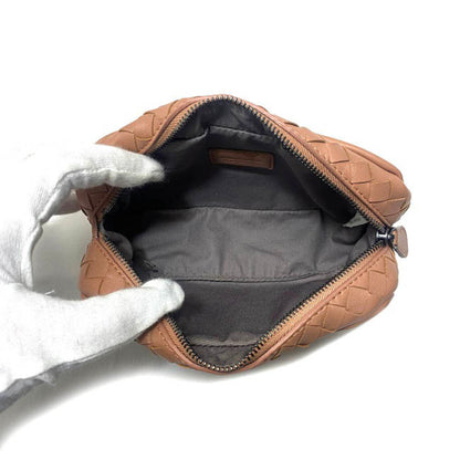 Bottega Veneta Pink Leather Intrecciato