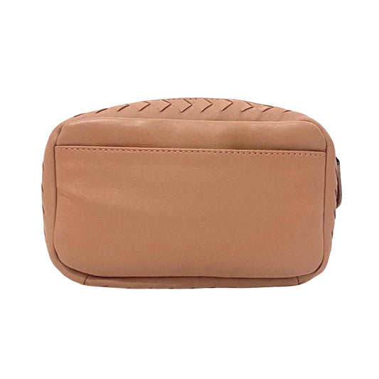 Bottega Veneta Pink Leather Intrecciato