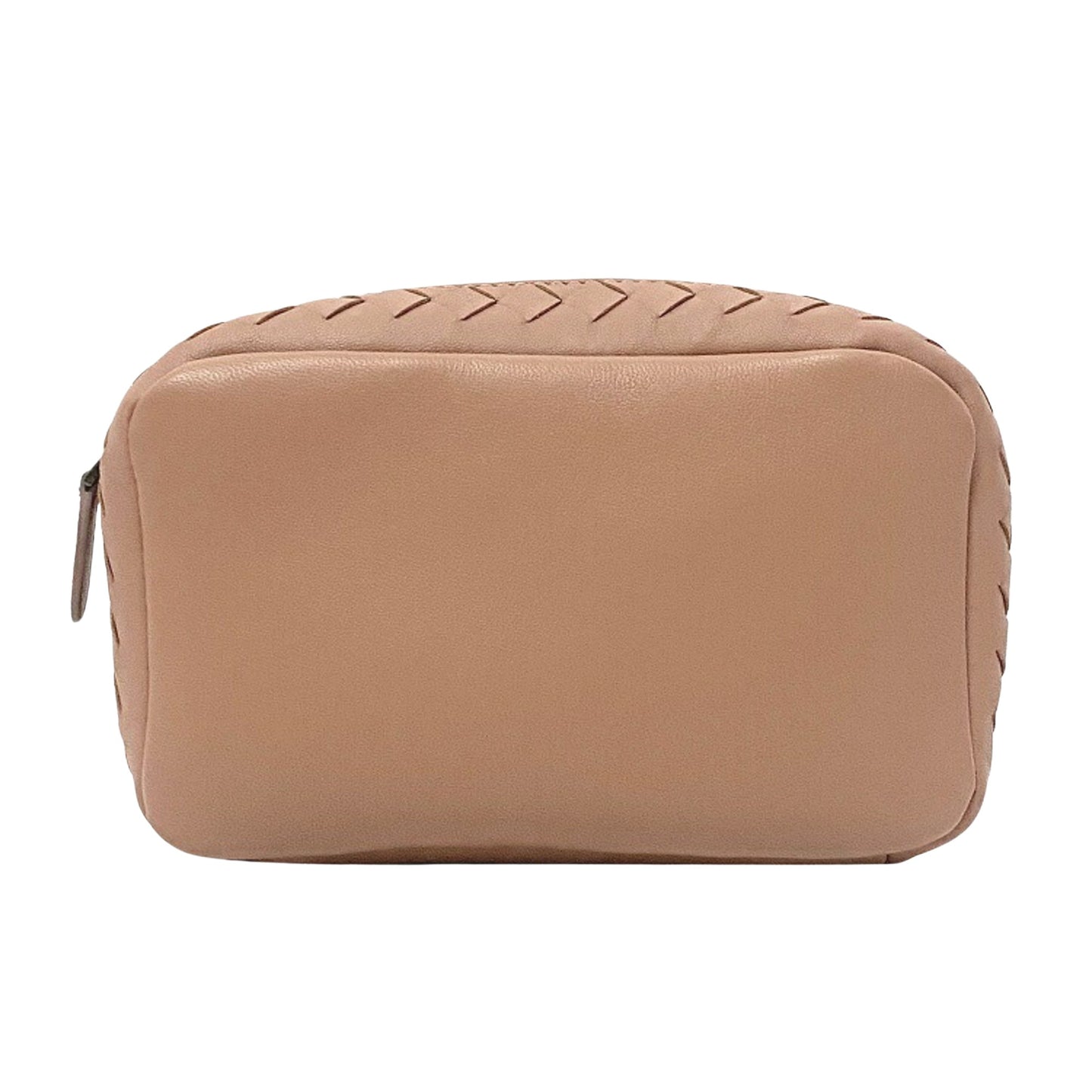 Bottega Veneta Pink Leather Intrecciato