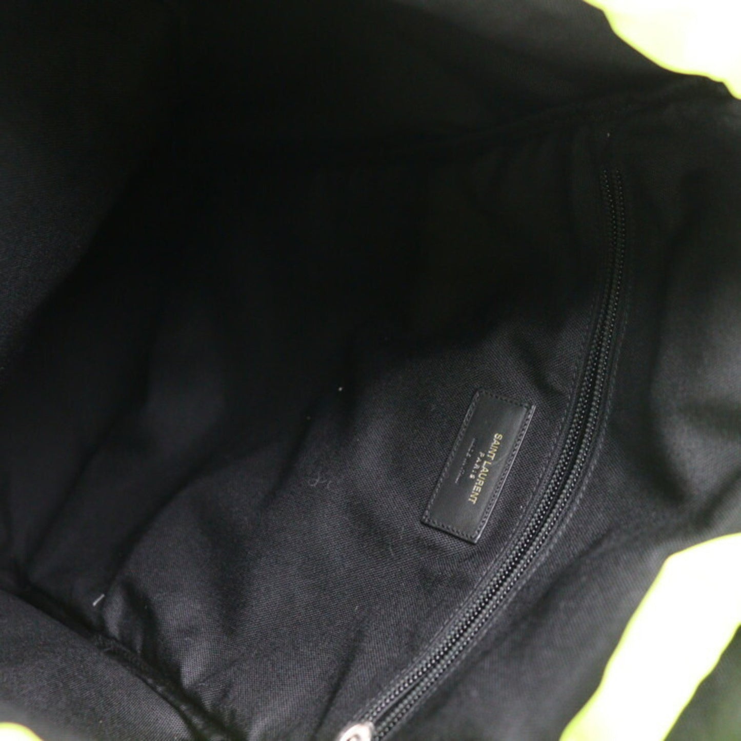 Saint Laurent Green Synthetic Backpack
