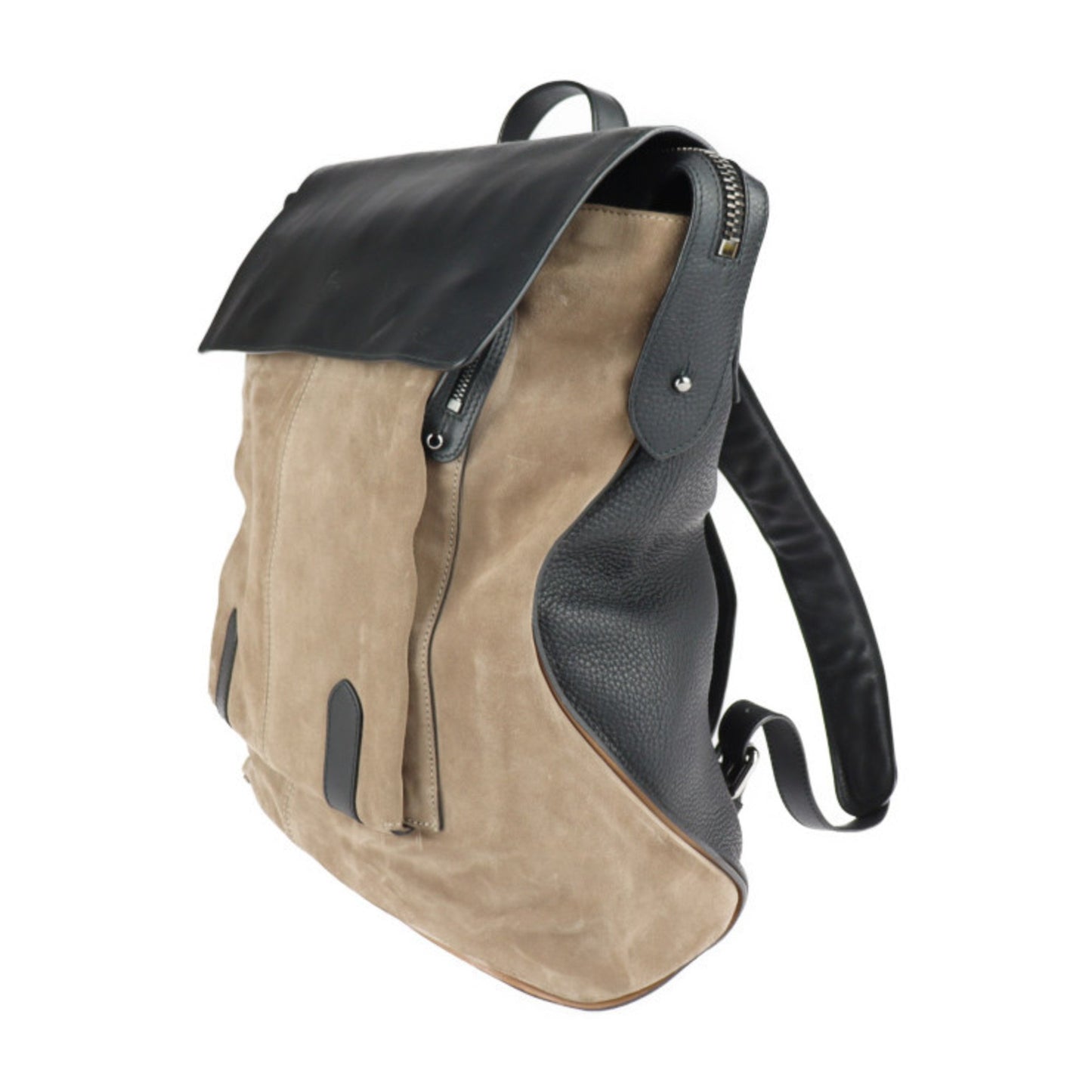 Christian Louboutin Brown Suede Backpack