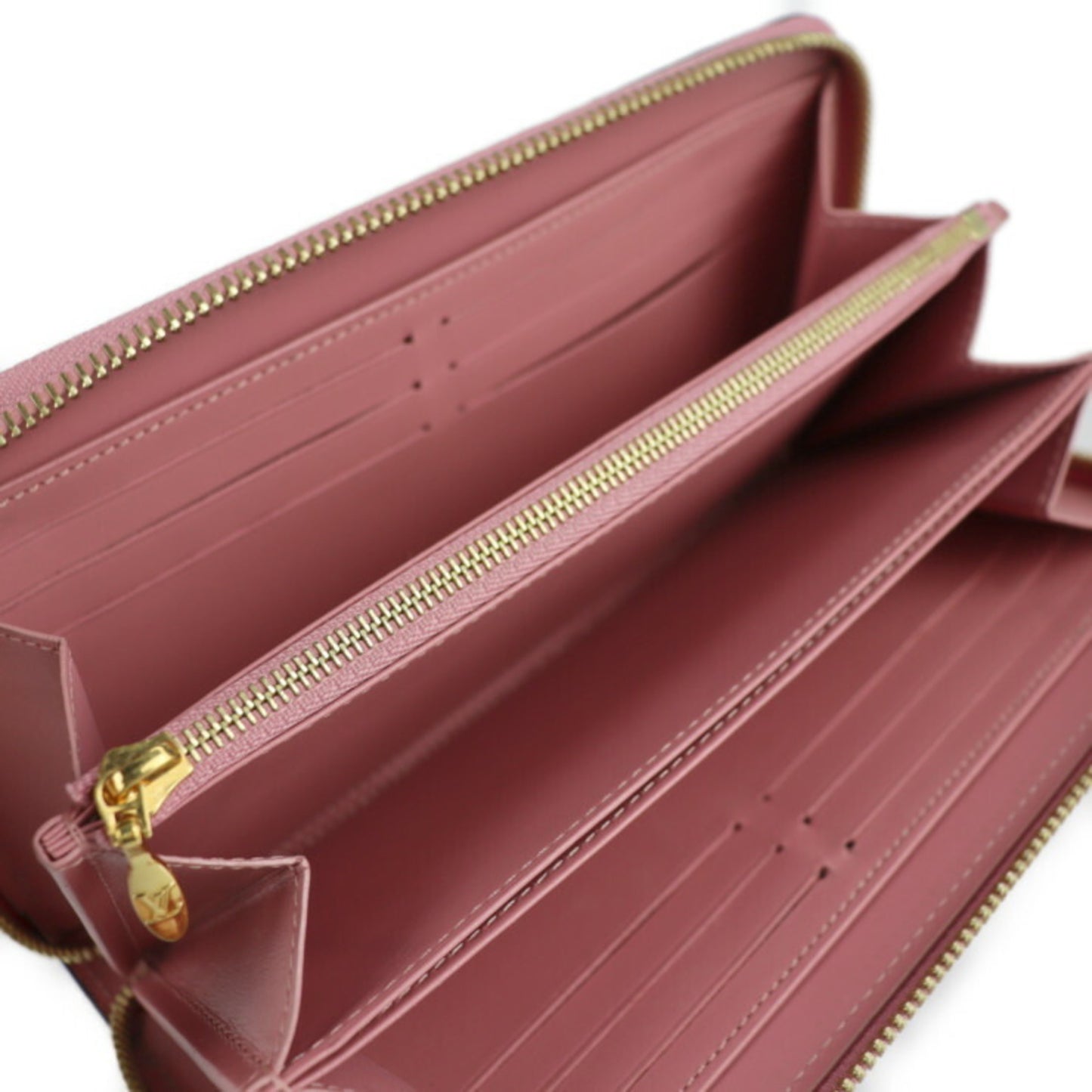Louis Vuitton Pink Canvas Portefeuille Zippy