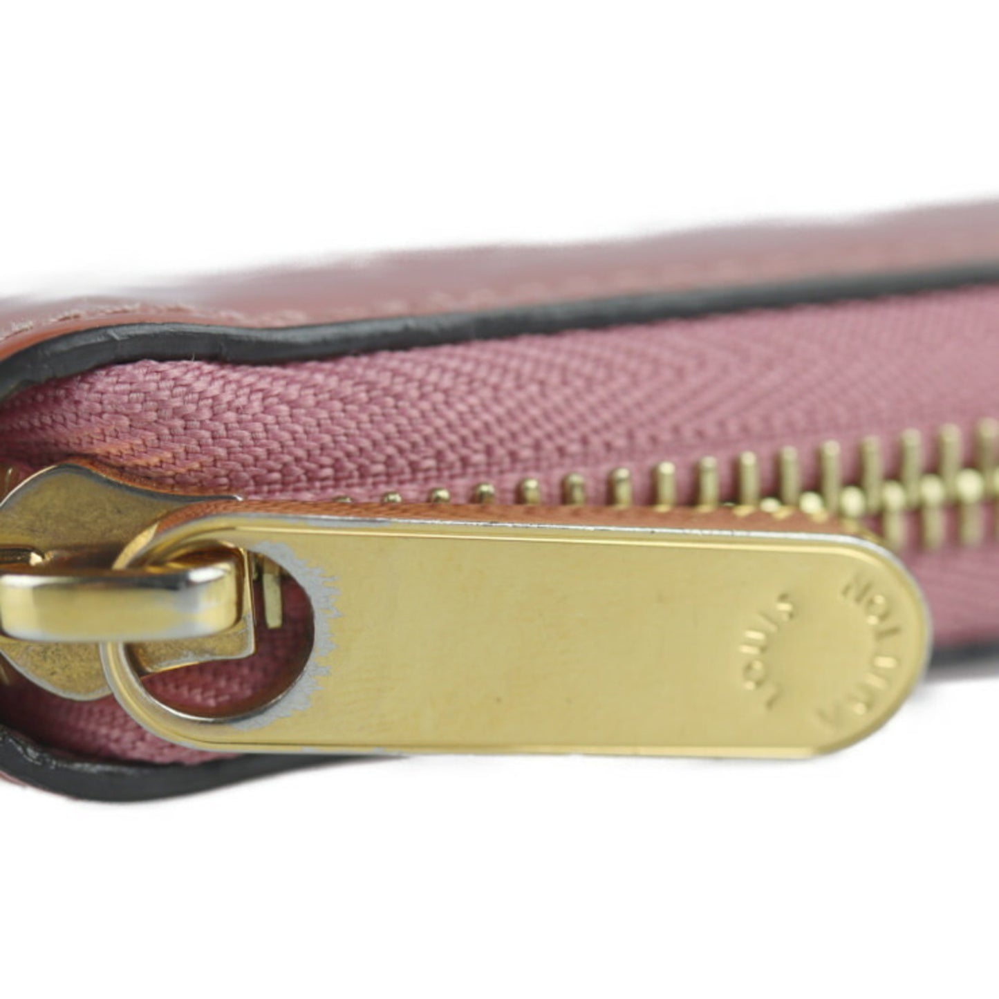 Louis Vuitton Pink Canvas Portefeuille Zippy