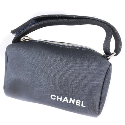 Chanel Gray Synthetic Clutch