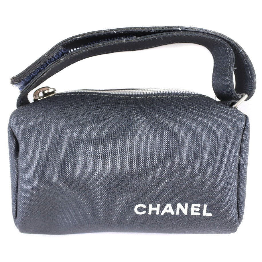 Chanel Gray Synthetic Clutch