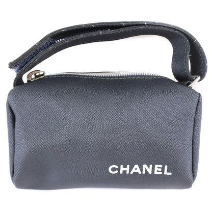 Chanel Gray Synthetic Clutch