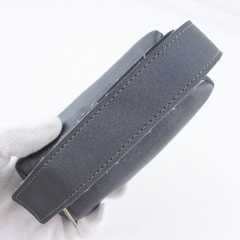 Chanel Gray Synthetic Clutch