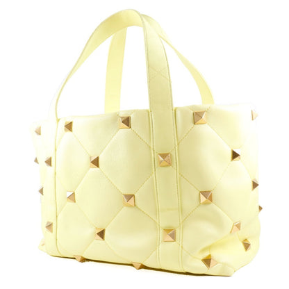 Valentino Garavani Yellow Pony-style Calfskin Roman Stud