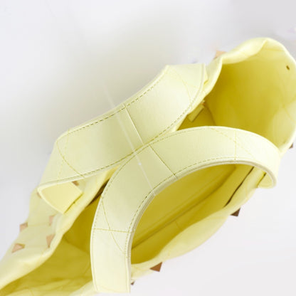 Valentino Garavani Yellow Pony-style Calfskin Roman Stud