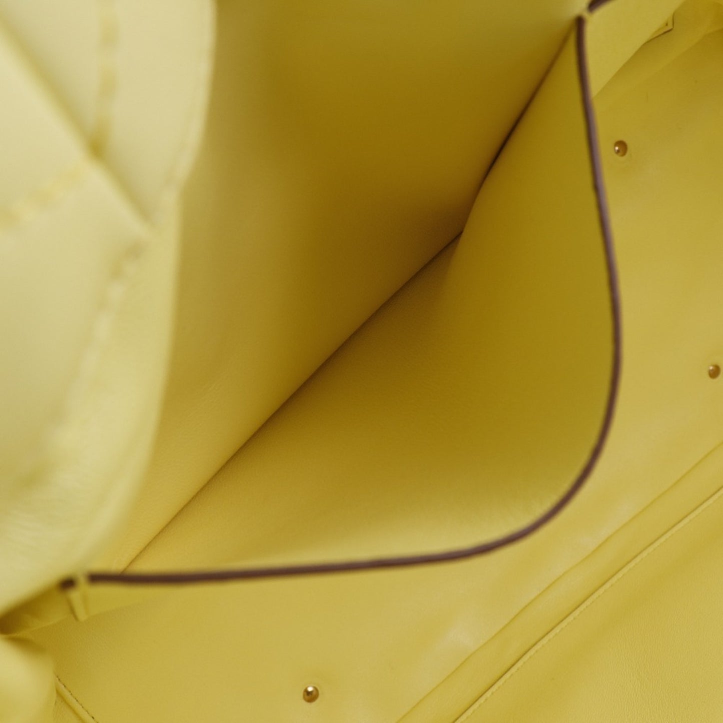Valentino Garavani Yellow Pony-style Calfskin Roman Stud