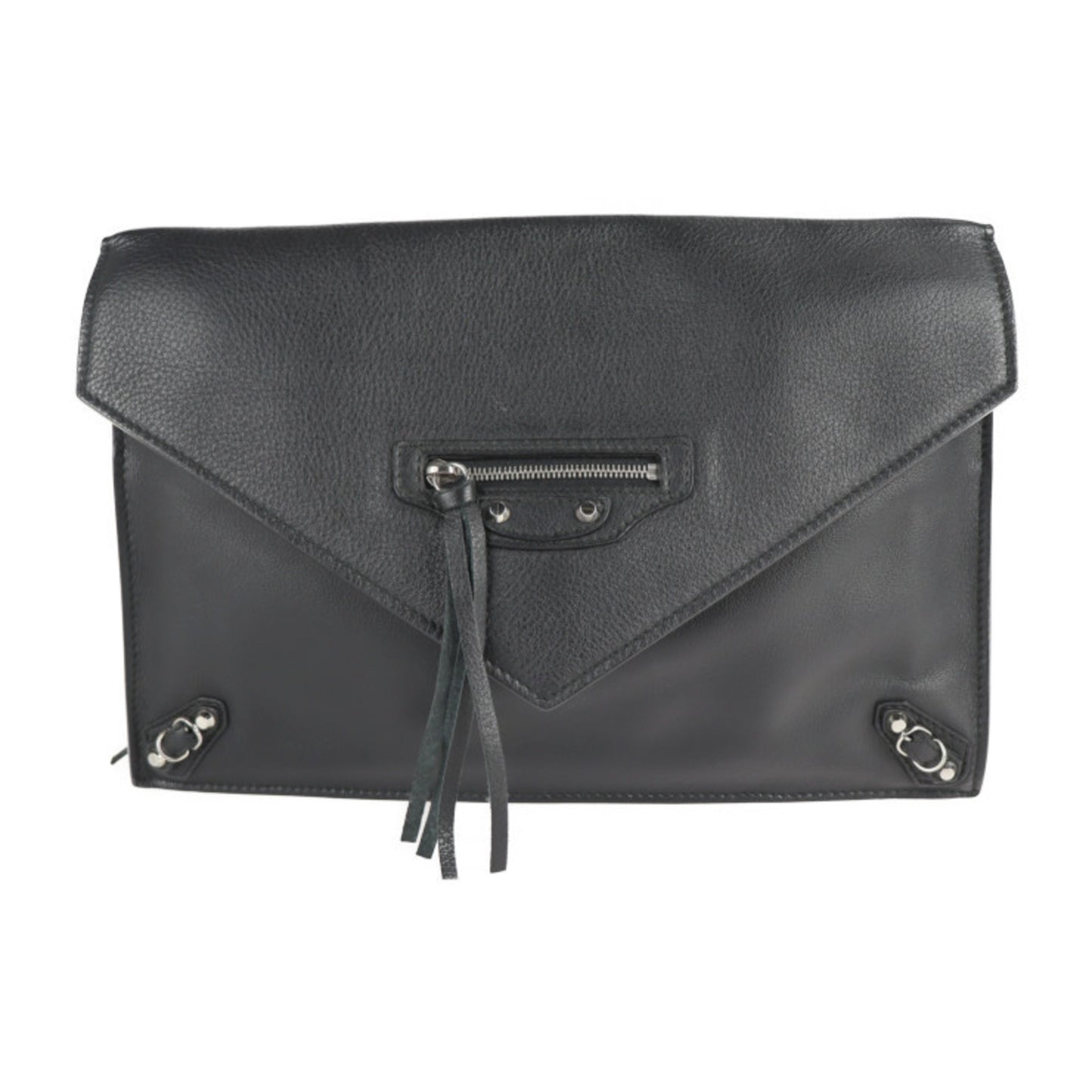 Balenciaga Black Pony-style Calfskin Papier