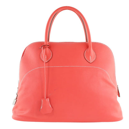 Hermès Red Leather Bolide