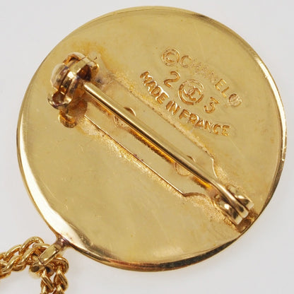 Chanel Gold Gold Plated Broche