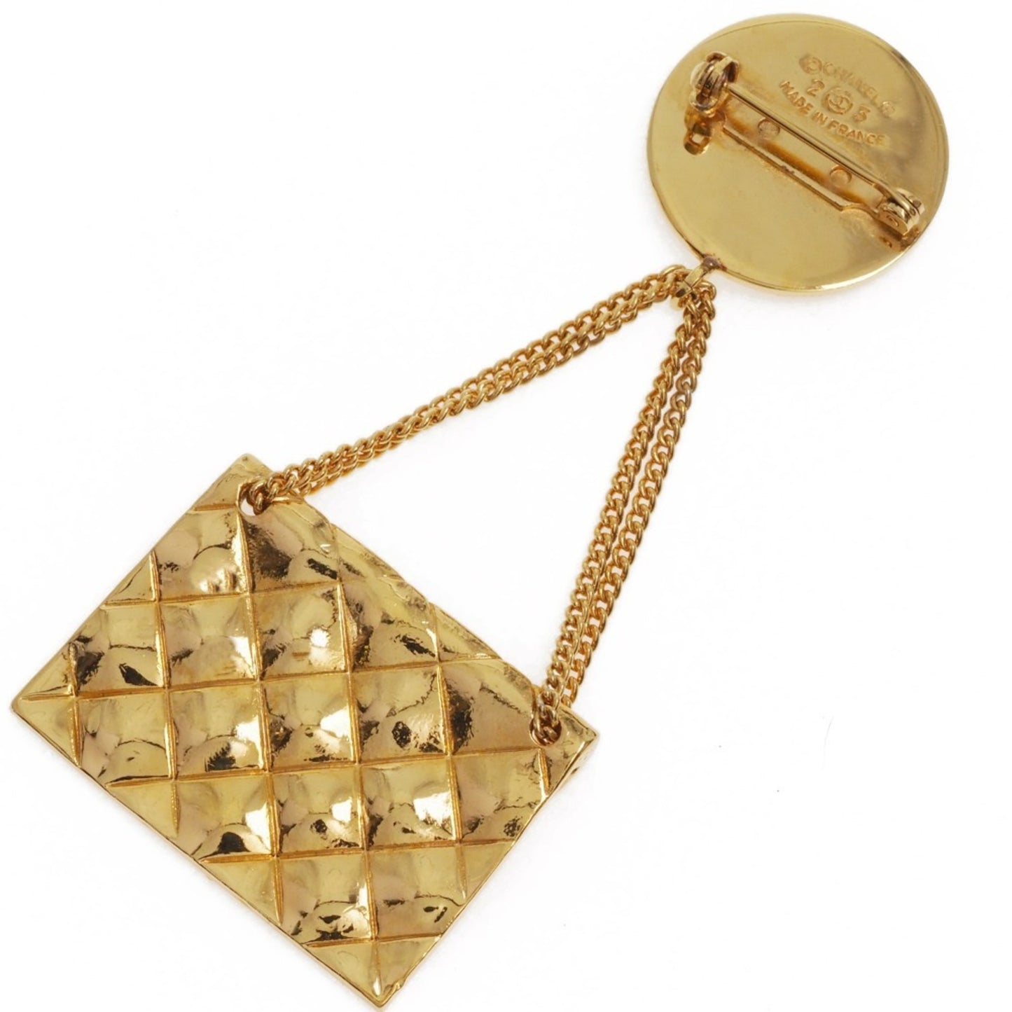 Chanel Gold Gold Plated Broche
