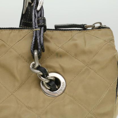 Prada Brown Canvas Handbag