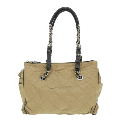 Prada Brown Canvas Handbag