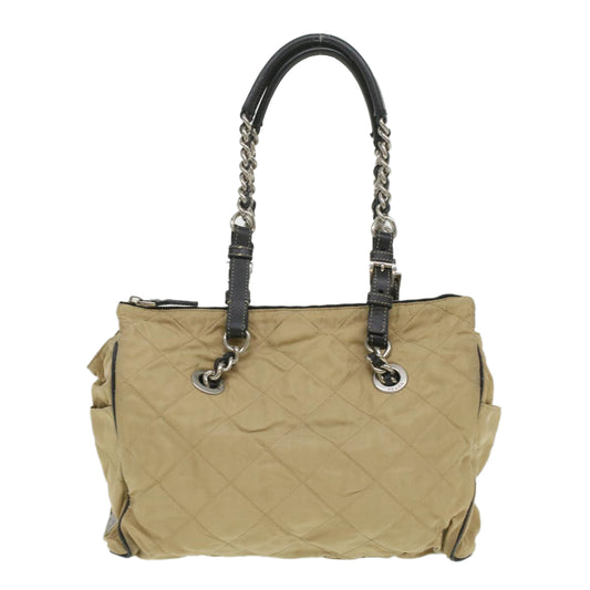 Prada Brown Canvas Handbag