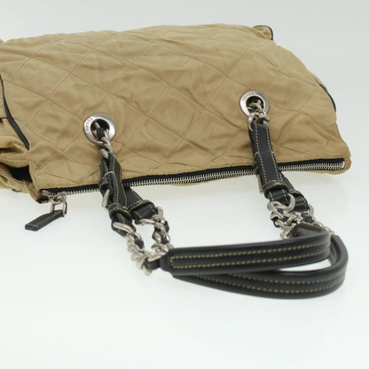 Prada Brown Canvas Handbag
