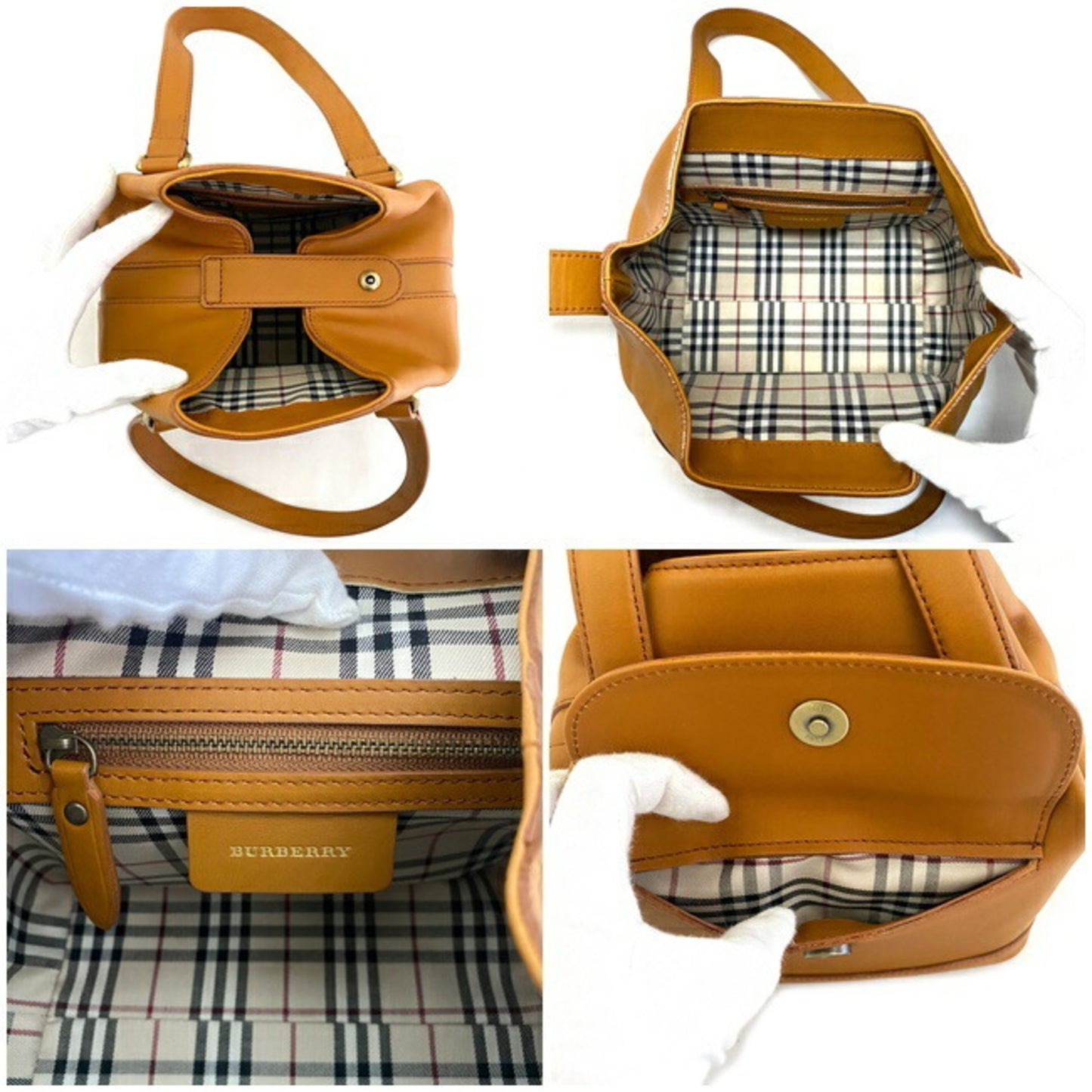 Burberry Brown Leather Handbag