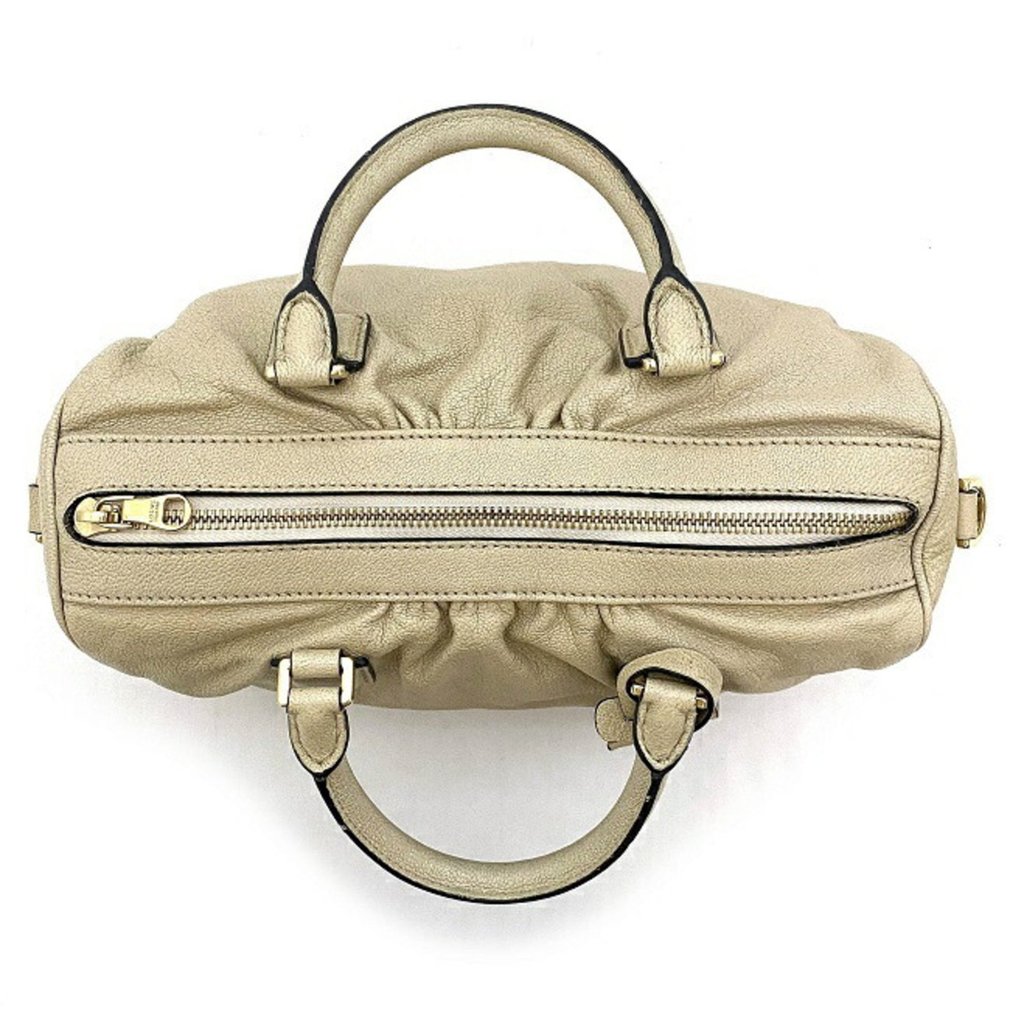 Loewe Gold Leather Handbag