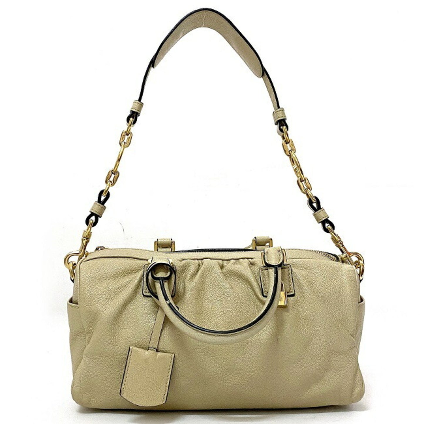 Loewe Gold Leather Handbag