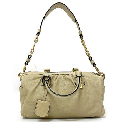 Loewe Gold Leather Handbag