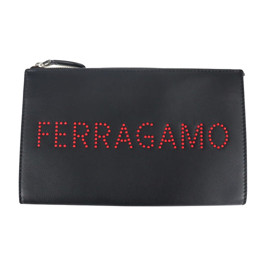 Salvatore Ferragamo Black Leather -