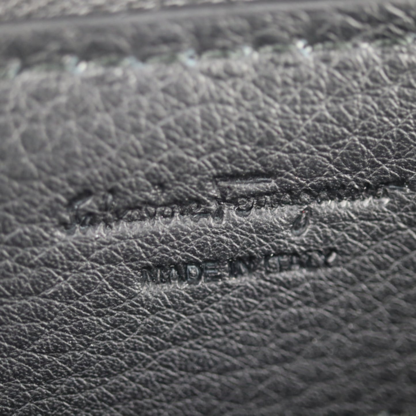 Salvatore Ferragamo Black Leather -