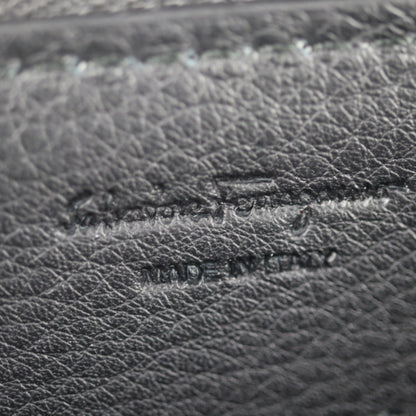Salvatore Ferragamo Black Leather -