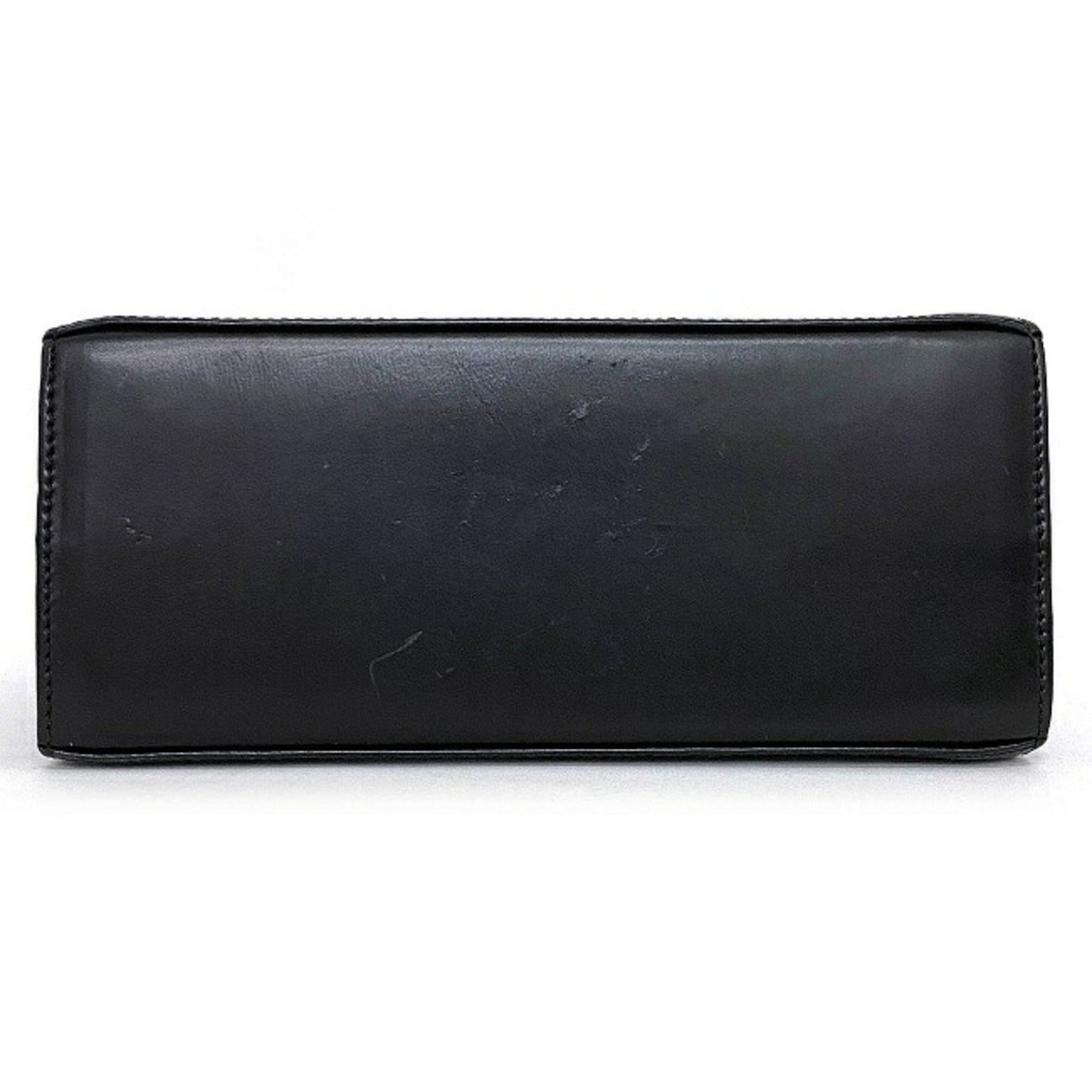 Salvatore Ferragamo Black Leather Gancini