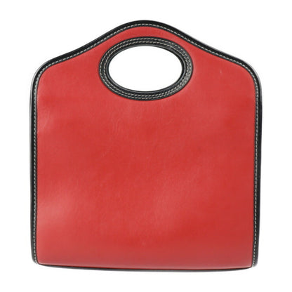 Burberry Red Leather Mini Pocket Bag