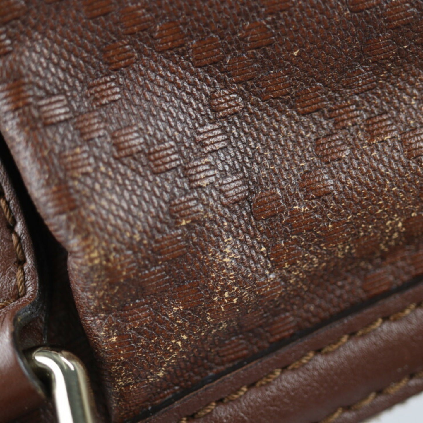 Gucci Brown Leather Diamante