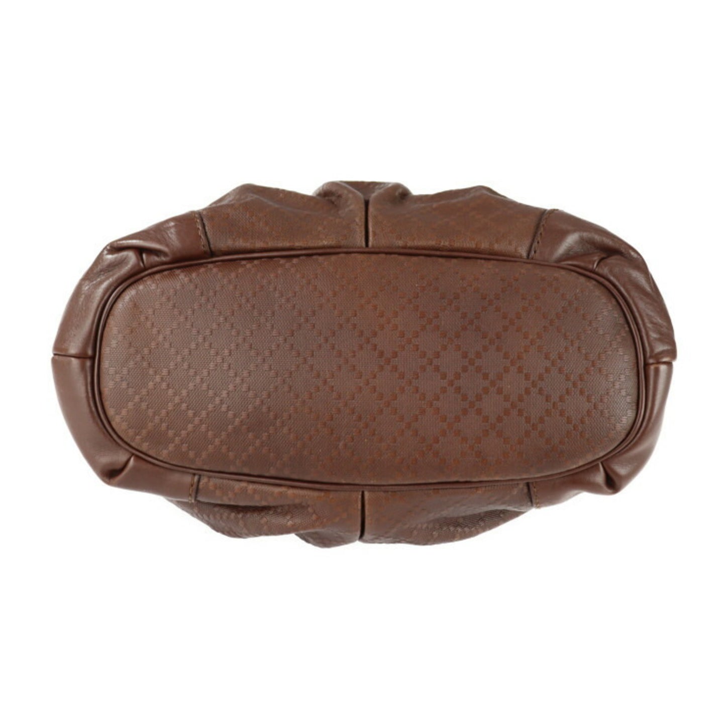 Gucci Brown Leather Diamante