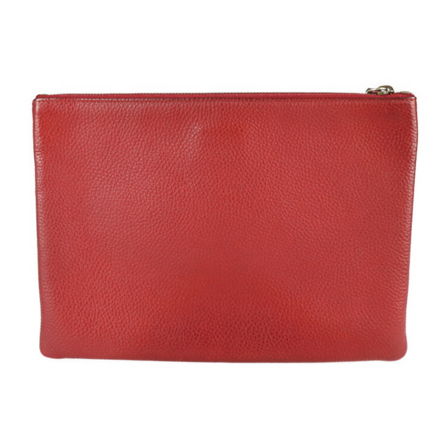 Gucci Red Leather Animalier