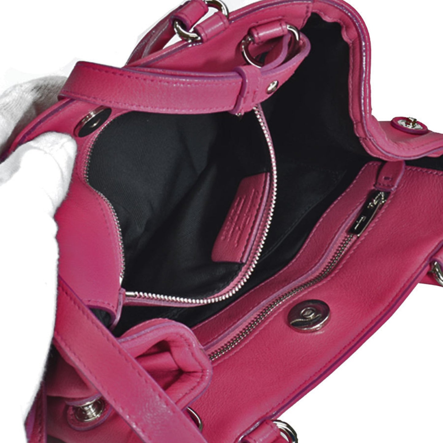 Salvatore Ferragamo Pink Leather Vara