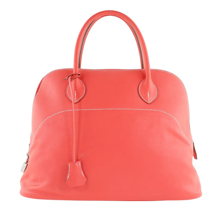 Hermès Red Leather Bolide