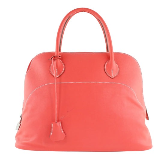 Hermès Red Leather Bolide