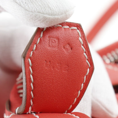 Hermès Red Leather Bolide