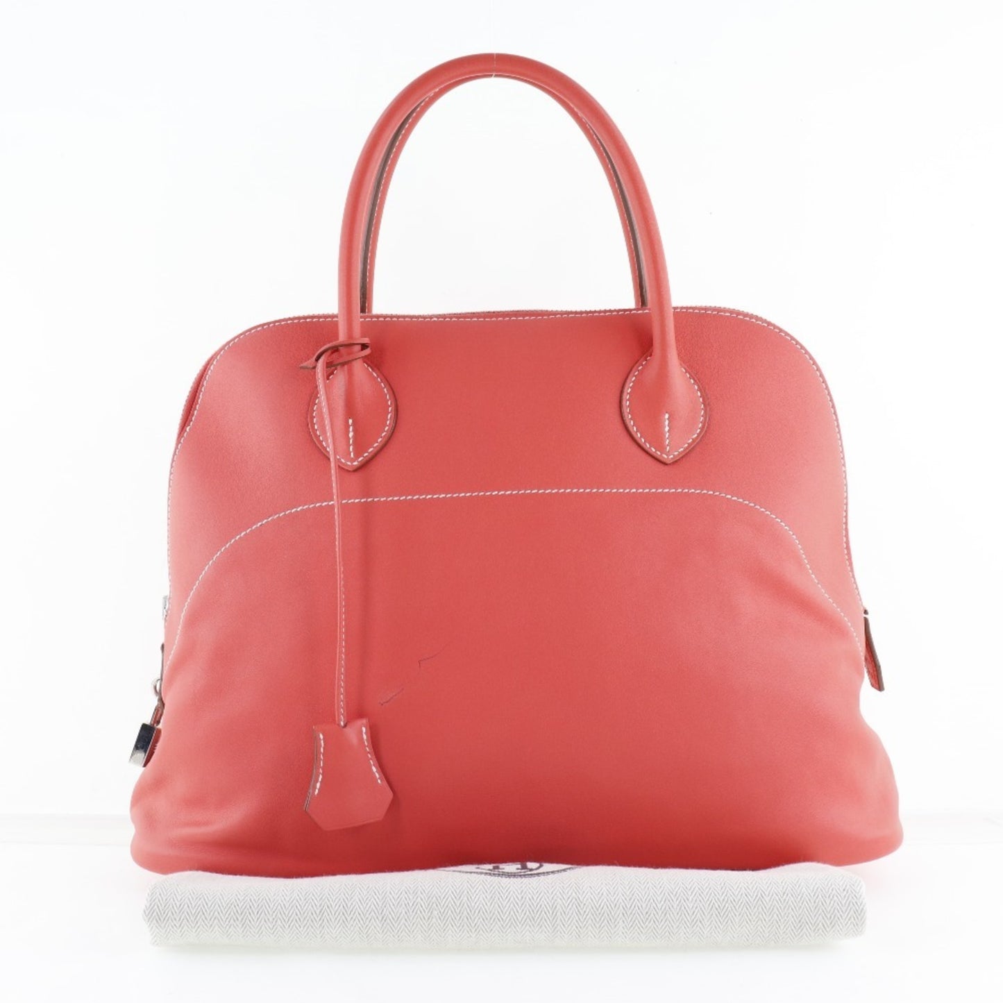Hermès Red Leather Bolide